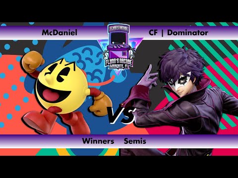 Flynn's Arcade 091 Winners Semis - McDaniel (Pac-Man) VS CF | Dominator (Joker) SSBU Tournament