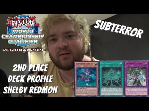 Yugioh 4/7/2019 Tulsa, OK Regional 2nd Place Deck Profile - Subterror - Shelby Redmon