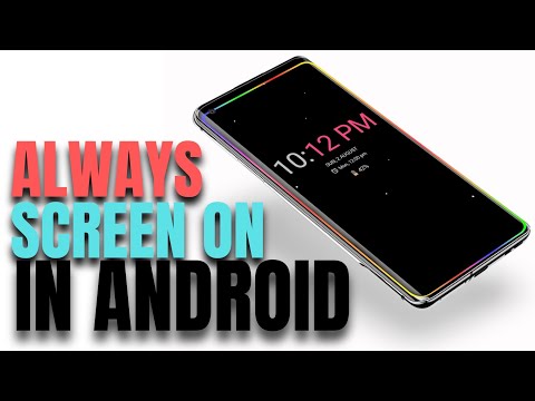 ALWAYS SCREEN ON IN ANDROID | ALWAYS ON DISPLAY