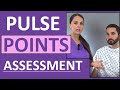 9 Pulse Points Assessment on the Body Nursing - Anatomy and Physiology