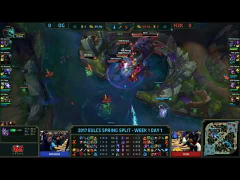 EU LCS Game 1 H2K VS OG