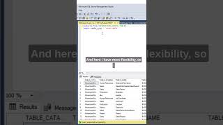 #SQL Query to see all tables in a database?? #datascience #mssql #coding 