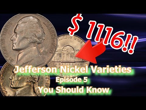 Jefferson Nickel Varieties You Should Know Ep.5 - 1941, 1945, 1953