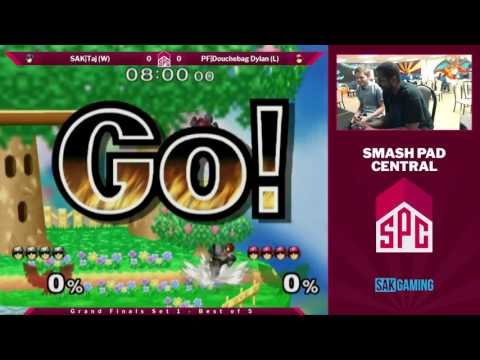 SPC46 Grand Finals - SAK|Taj (Marth/Captain Falcon) vs PF|Douchebag Dylan (Captain Falcon)