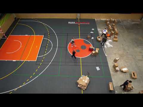 Dalle personnalisable Grid-U9 - Traitée anti-UV pour aires de jeu et sports de raquettes_3