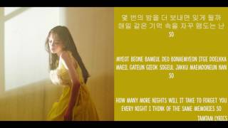 I Blame On You - Taeyeon Lyrics [Han,Rom,Eng]