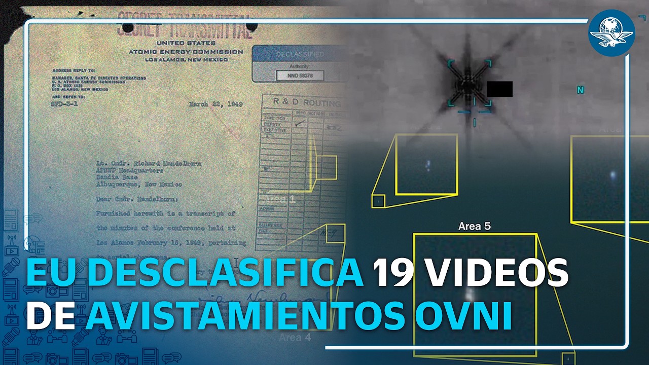Estados Unidos revela nuevos videos y archivos sobre avistamientos de OVNIS