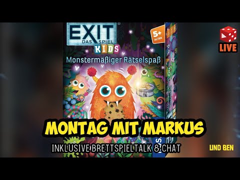 Montag mit Markus (ACHTUNG SPOILER (für eure Kinder)) Exit Kids - Monstermäßiger Rätselspaß LIVE