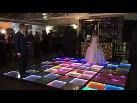 Valsa dos noivos pista de led