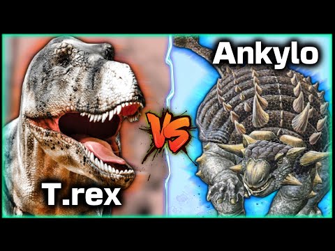 T.REX vs ANKYLOSAURUS — Who Would Win? #dinosaur #trex #animals