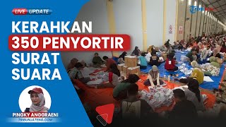 KPU Batang Kejar Waktu, Turunkan 350 Penyortir dan Pelipat Surat Suara agar Cepat Rampung