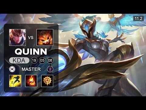 Quinn Top vs Gnar - KR Master Patch 11.2