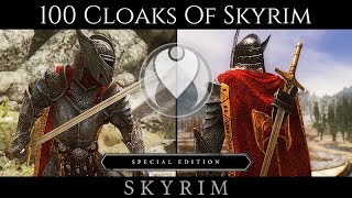 100 CLOAKS OF SKYRIM MOD | Skyrim SE Ultra High ENB - Photoreal Graphics | Nvidia GTX 1080
