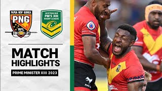 NRL 2023 | PNG PM’s XIII v AUS PM’s XIII | Match Highlights