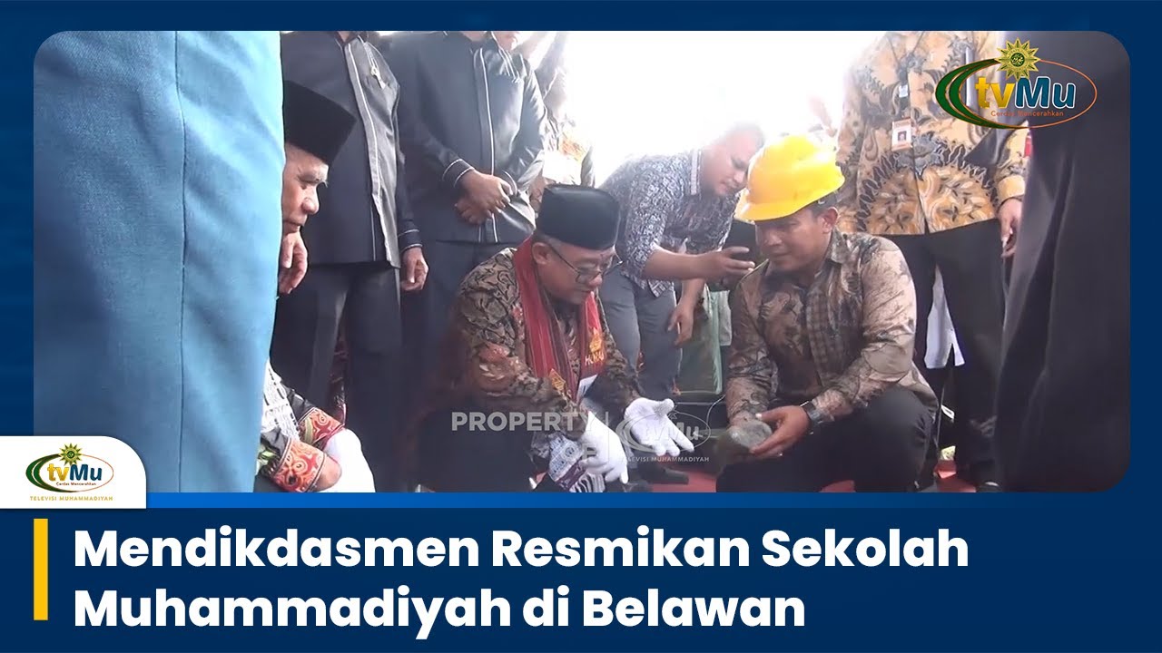Mendikdasmen Resmikan SMK Muhammadiyah Belawan