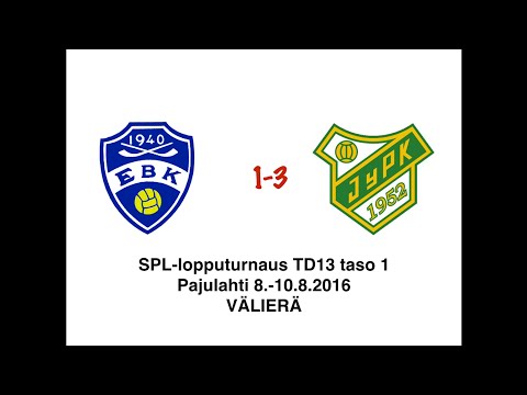 SPL TD13 Pajulahti Cup 2016 välierä EBK - JyPK (pidempi kooste)