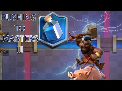 2.6 Hog Cycle l Pushing to Masters 3 l F2P - Clash Royale