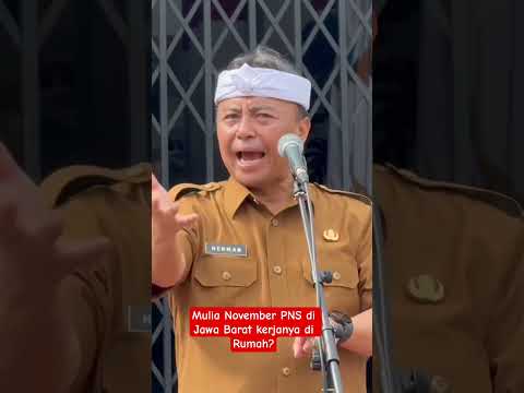 Mulai bulan November 2025 Pemda Provinsi Jawa Barat melakukan ujicoba bekerja cara WFH