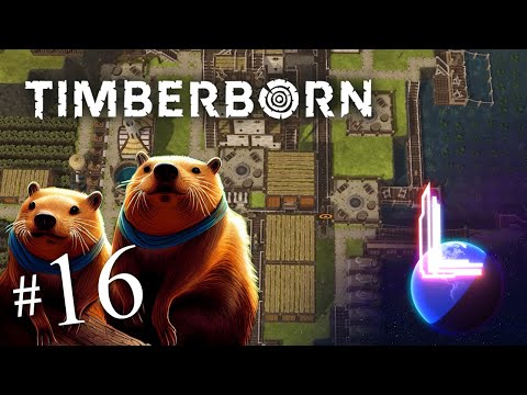 Burying Power Lines Under Roads with Dynamite in Timberborn Ep16
