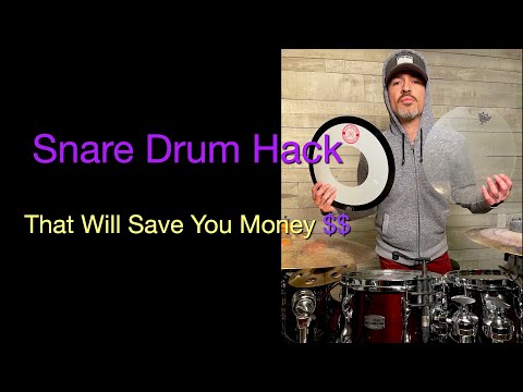 FAT Snare Drum Hack Gonna Save you BIG 💰💵💰