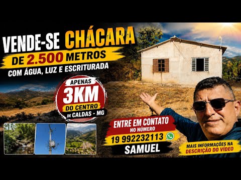 VENDE-SE CHACARA NO ALTO  RIO VERDE CALDAS-MG #ccb #sitio 