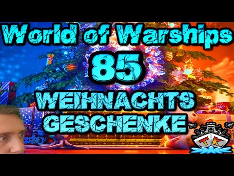 Wir öffnen 85 Weihnachsgeschenke "Container opening"⚓️ in World of Warships 🚢