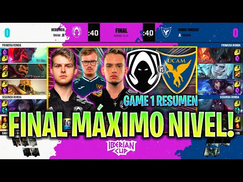LA FINAL CON MÁS NIVEL DE ESPAÑA! | UCAM vs HRTS Game 1 FINALES IBERIAN CUP 2022 LVP ESPAÑOL