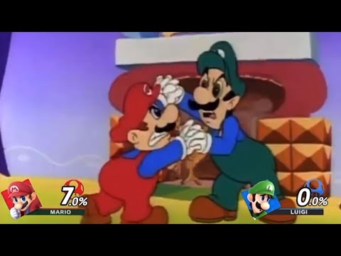 Mario vs Luigi but it’s Super Smash Bros