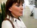 Lorraine Kelly in the NME offcice