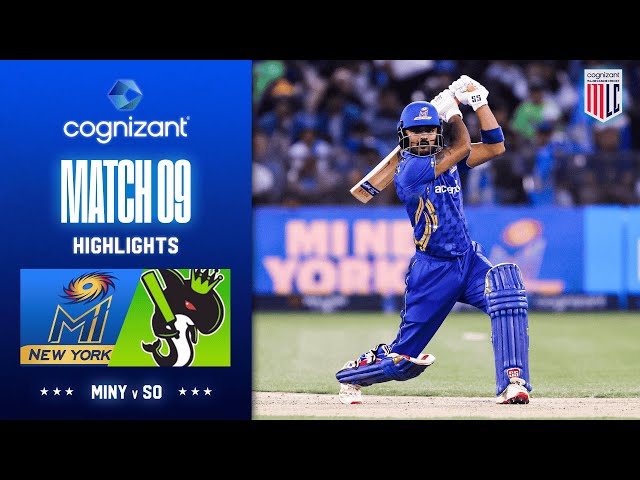Cognizant Major League Cricket 2025 Match Highlights | MI New York vs Seattle Orcas