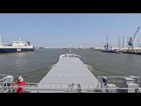 MV. Cederborg | Timelapse | 4K | Arrival port of Rotterdam, The Netherlands