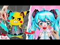 [🌟paper diy🌟] Who's that Pokémon? - Pikachu Transformation To Hatsune Miku | DIY Arts & Paper Crafts