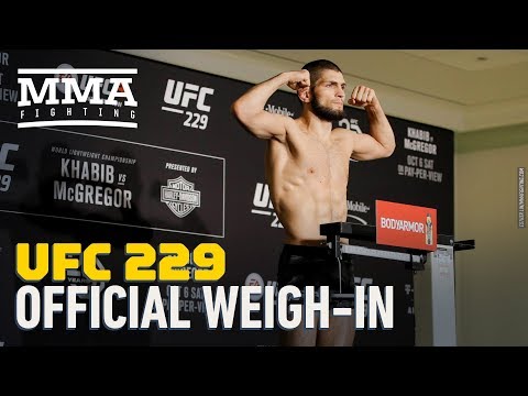 UFC 229 Official Weigh-In Highlights - MMA Fighting