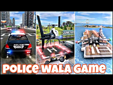 Police Officer Simulator Game | best police  | New Android car helicopters game| #games#cover #2024