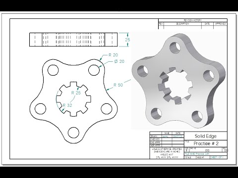 Learning Solid Edge - Practice for Beginners - Lab 4