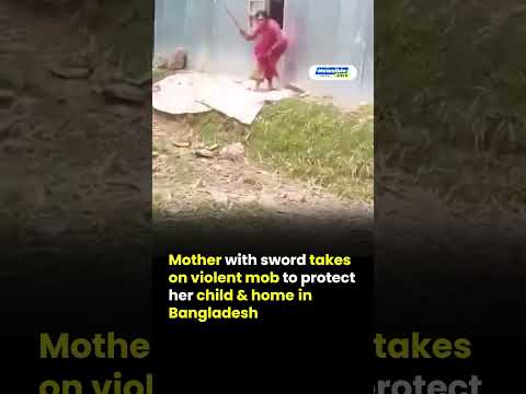 Brave Mother Faces Violent Mob in Sunamganj | Viral Bangladesh Video Sparks Debate