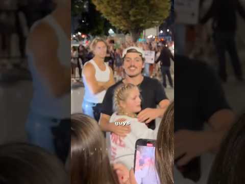 Benson Boone Ends His Show by Coming Out to the Street to Thank Fans! #bensonboone