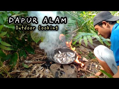 Olahan ikan wader hasil mancing,outdoor cooking,survival cooking