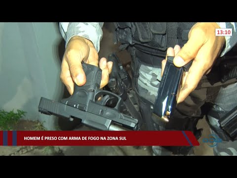 Homem é preso com arma de fogo na zona sul 01 03 2022