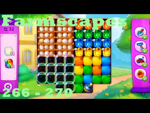 Farmscapes Level 266 - 270HD Gameplay Walkthrough |  3 - match game | android | ios | pc | app