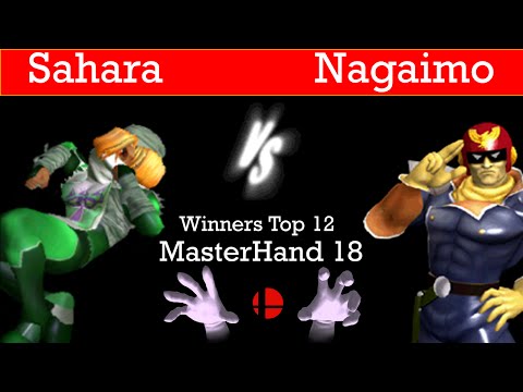 MasterHand 18 Winners Top 12 - Sahara(Sheik) vs. [Pools 3rd penalty]Nagaimo(C.Falcon)