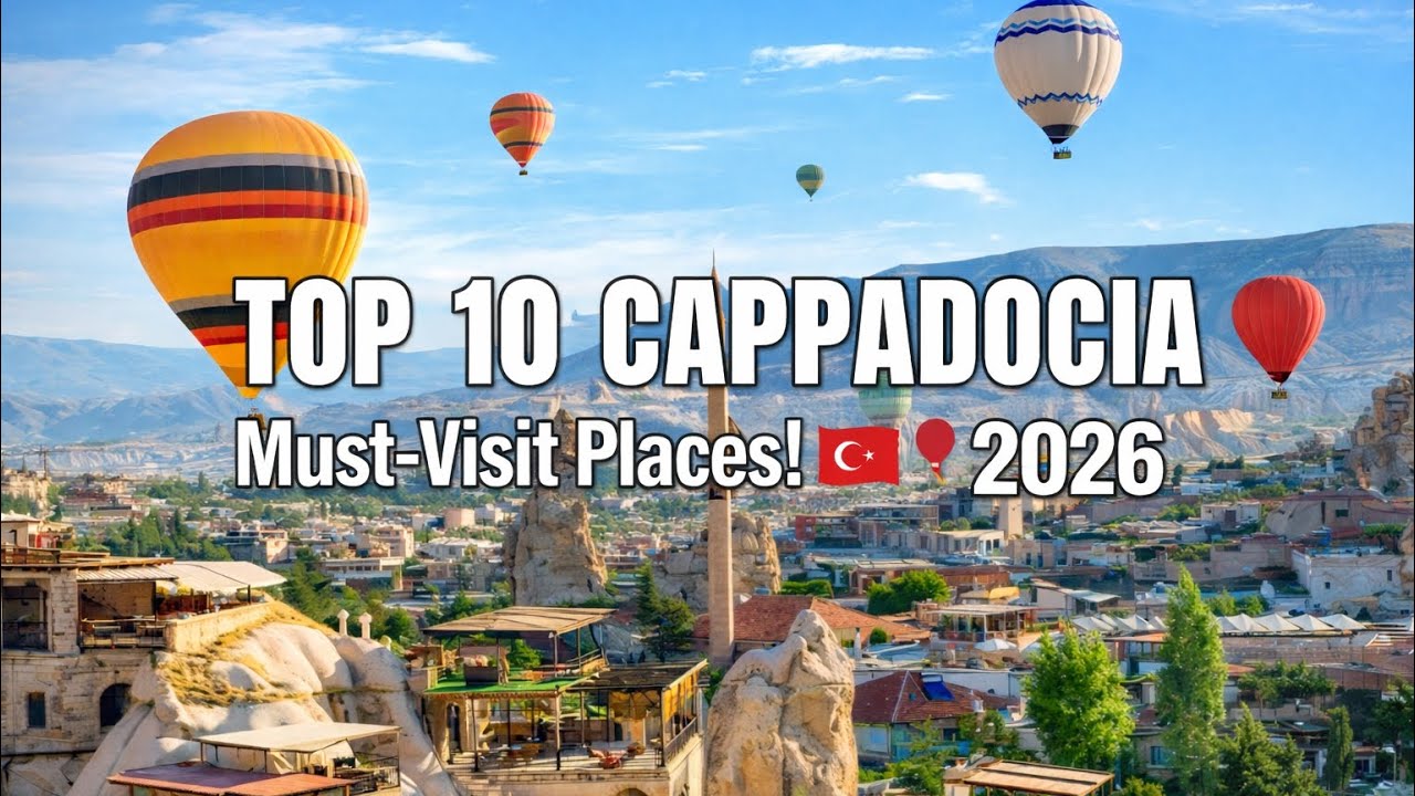 Top 10 Must-Visit Places in Cappadocia 🇹🇷 | 2026 Travel Guide