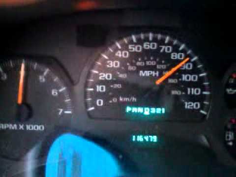 2004 Trailblazer LS 0-105 (Max Speed)