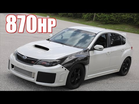 870WHP Subaru STI - His First Race Car Project!
