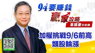 加權挑戰9/6前高 類股輪漲