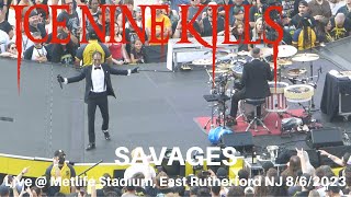 Ice Nine Kills - SAVAGES LIVE @ Metlife Stadium East Rutherford NJ 8/6/2023