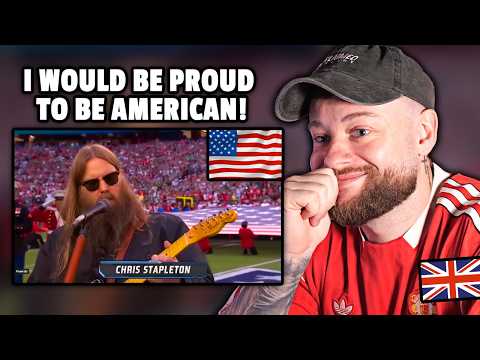 *I’m Emotional* STUNNED BRIT Reacts to "American National Anthem by Chris Stapleton!"