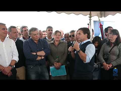 Discursos Alejo Umpiérrez - Luis Lacalle Pou  - Puente Rio Cebollatí
