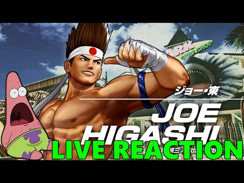 KOF XV JOE HIGASHI Trailer - LIVE REACTION