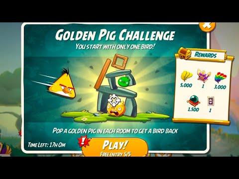 angry birds 2 gameplay 🐷 Golden pig challenge 🐷#209 🐷@angrybirds🐷 like 🐷 comment 🐽 subscribe 👍